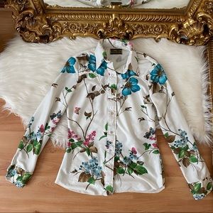 Tem Tex Vintage Button Down Blouse